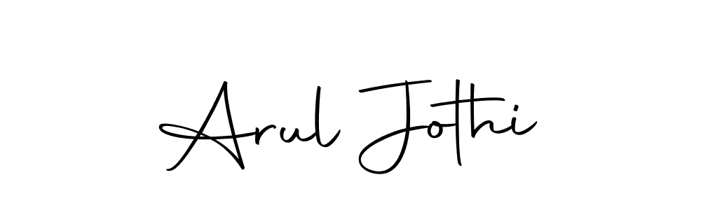 How to make Arul Jothi signature? Autography-DOLnW is a professional autograph style. Create handwritten signature for Arul Jothi name. Arul Jothi signature style 10 images and pictures png