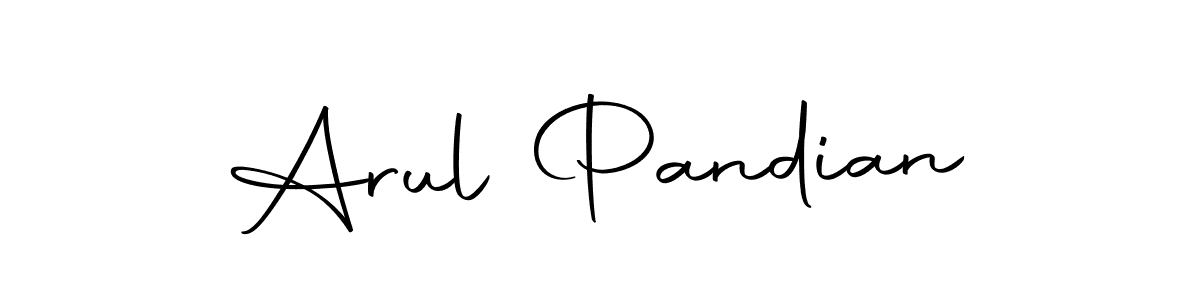 You can use this online signature creator to create a handwritten signature for the name Arul Pandian. This is the best online autograph maker. Arul Pandian signature style 10 images and pictures png