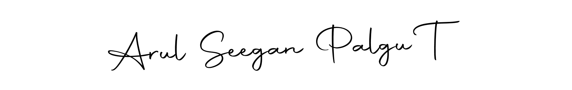 Design your own signature with our free online signature maker. With this signature software, you can create a handwritten (Autography-DOLnW) signature for name Arul Seegan Palgu T. Arul Seegan Palgu T signature style 10 images and pictures png