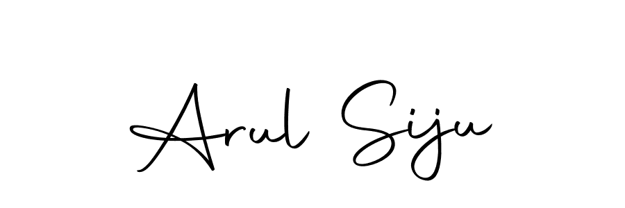 How to make Arul Siju signature? Autography-DOLnW is a professional autograph style. Create handwritten signature for Arul Siju name. Arul Siju signature style 10 images and pictures png