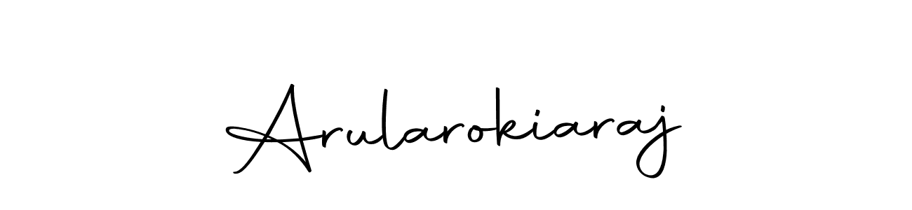 The best way (Autography-DOLnW) to make a short signature is to pick only two or three words in your name. The name Arularokiaraj include a total of six letters. For converting this name. Arularokiaraj signature style 10 images and pictures png