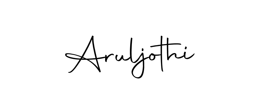 Make a beautiful signature design for name Aruljothi. With this signature (Autography-DOLnW) style, you can create a handwritten signature for free. Aruljothi signature style 10 images and pictures png