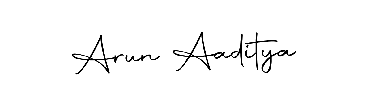 Use a signature maker to create a handwritten signature online. With this signature software, you can design (Autography-DOLnW) your own signature for name Arun Aaditya. Arun Aaditya signature style 10 images and pictures png