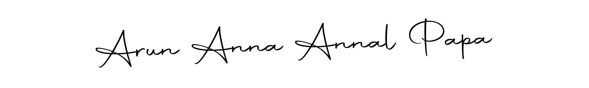 if you are searching for the best signature style for your name Arun Anna Annal Papa. so please give up your signature search. here we have designed multiple signature styles  using Autography-DOLnW. Arun Anna Annal Papa signature style 10 images and pictures png