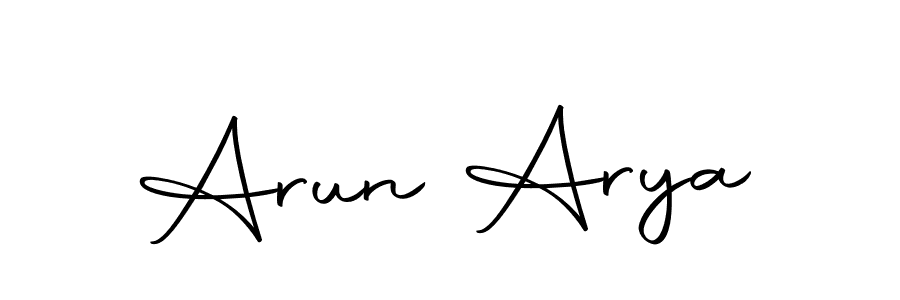 Arun Arya stylish signature style. Best Handwritten Sign (Autography-DOLnW) for my name. Handwritten Signature Collection Ideas for my name Arun Arya. Arun Arya signature style 10 images and pictures png