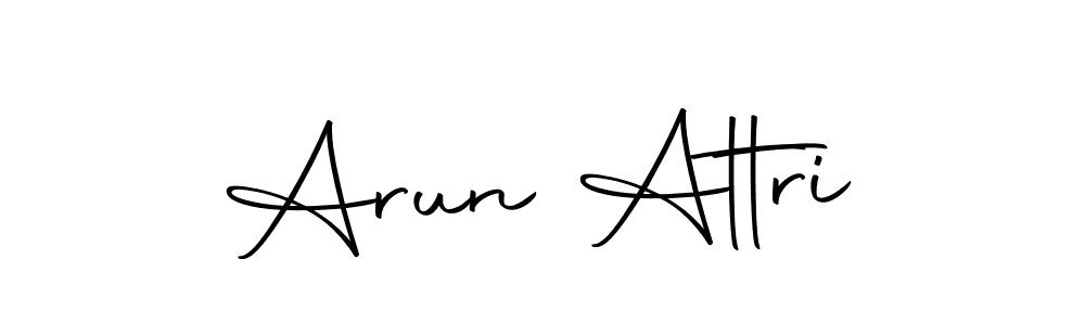 Create a beautiful signature design for name Arun Attri. With this signature (Autography-DOLnW) fonts, you can make a handwritten signature for free. Arun Attri signature style 10 images and pictures png