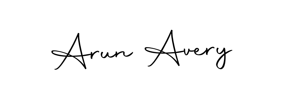 Also we have Arun Avery name is the best signature style. Create professional handwritten signature collection using Autography-DOLnW autograph style. Arun Avery signature style 10 images and pictures png