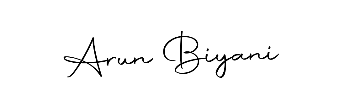 The best way (Autography-DOLnW) to make a short signature is to pick only two or three words in your name. The name Arun Biyani include a total of six letters. For converting this name. Arun Biyani signature style 10 images and pictures png