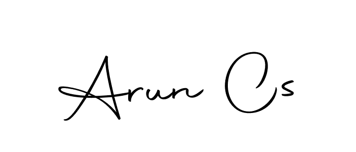 Use a signature maker to create a handwritten signature online. With this signature software, you can design (Autography-DOLnW) your own signature for name Arun Cs. Arun Cs signature style 10 images and pictures png