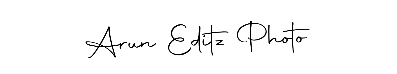 Create a beautiful signature design for name Arun Editz Photo. With this signature (Autography-DOLnW) fonts, you can make a handwritten signature for free. Arun Editz Photo signature style 10 images and pictures png