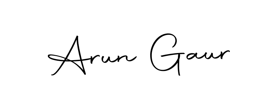 Make a short Arun Gaur signature style. Manage your documents anywhere anytime using Autography-DOLnW. Create and add eSignatures, submit forms, share and send files easily. Arun Gaur signature style 10 images and pictures png