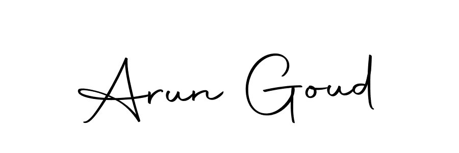 Make a beautiful signature design for name Arun Goud. Use this online signature maker to create a handwritten signature for free. Arun Goud signature style 10 images and pictures png