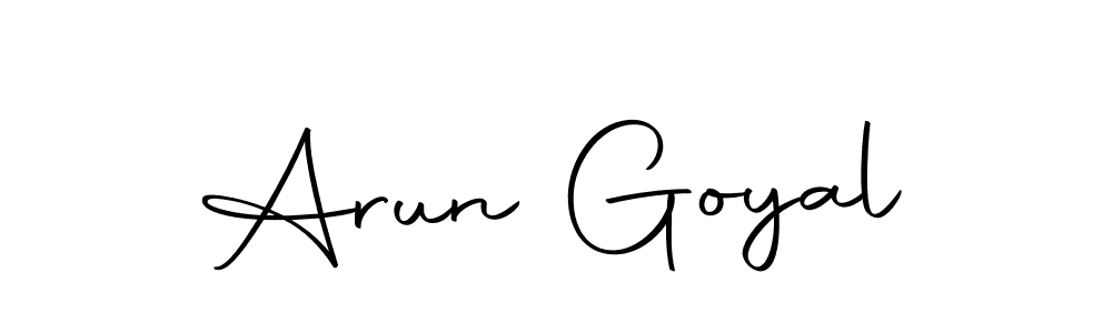 You can use this online signature creator to create a handwritten signature for the name Arun Goyal. This is the best online autograph maker. Arun Goyal signature style 10 images and pictures png