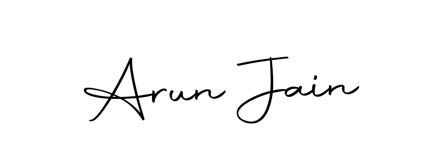 Arun Jain stylish signature style. Best Handwritten Sign (Autography-DOLnW) for my name. Handwritten Signature Collection Ideas for my name Arun Jain. Arun Jain signature style 10 images and pictures png