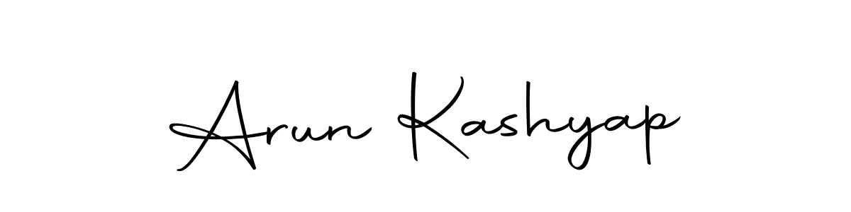 Create a beautiful signature design for name Arun Kashyap. With this signature (Autography-DOLnW) fonts, you can make a handwritten signature for free. Arun Kashyap signature style 10 images and pictures png