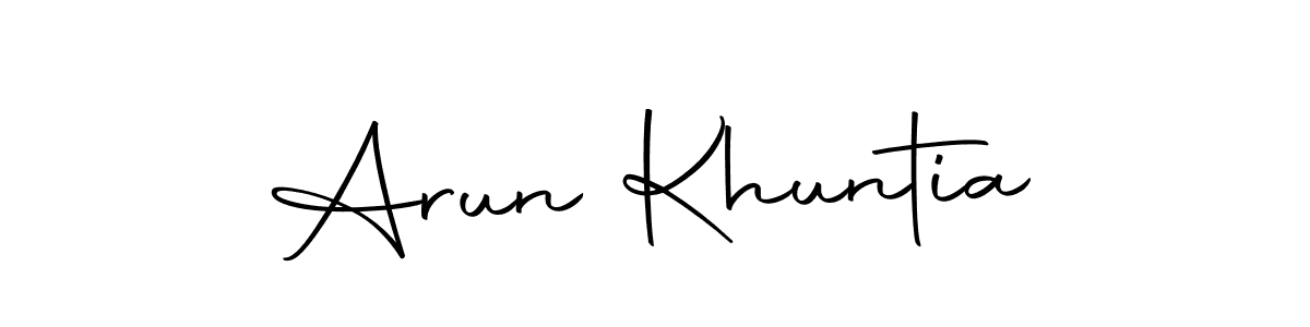 This is the best signature style for the Arun Khuntia name. Also you like these signature font (Autography-DOLnW). Mix name signature. Arun Khuntia signature style 10 images and pictures png