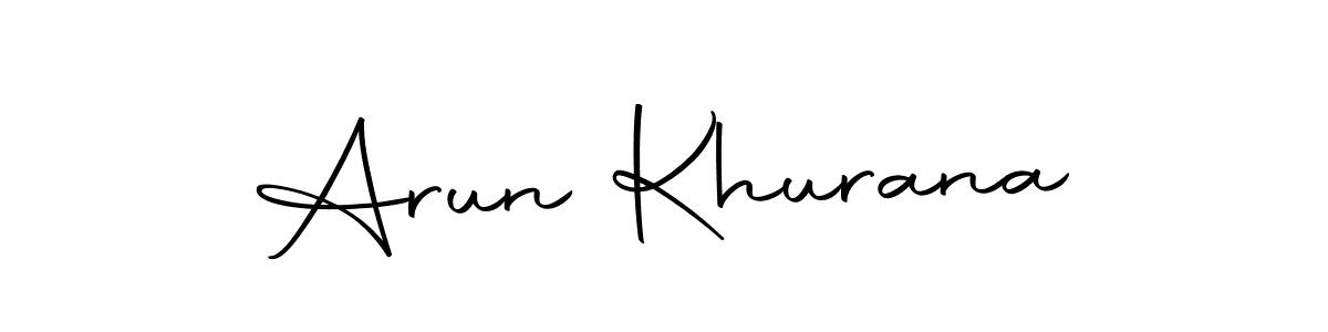 Make a beautiful signature design for name Arun Khurana. Use this online signature maker to create a handwritten signature for free. Arun Khurana signature style 10 images and pictures png