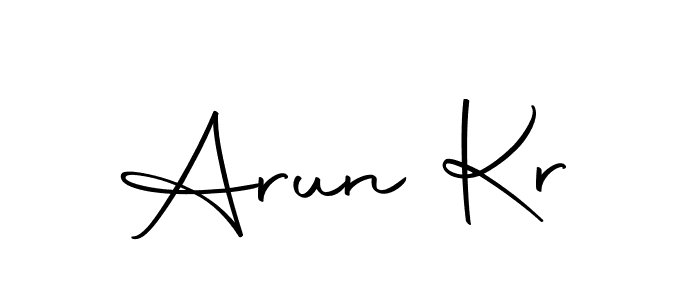 It looks lik you need a new signature style for name Arun Kr. Design unique handwritten (Autography-DOLnW) signature with our free signature maker in just a few clicks. Arun Kr signature style 10 images and pictures png