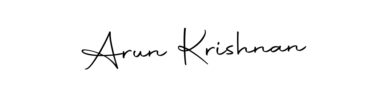 Make a beautiful signature design for name Arun Krishnan. With this signature (Autography-DOLnW) style, you can create a handwritten signature for free. Arun Krishnan signature style 10 images and pictures png