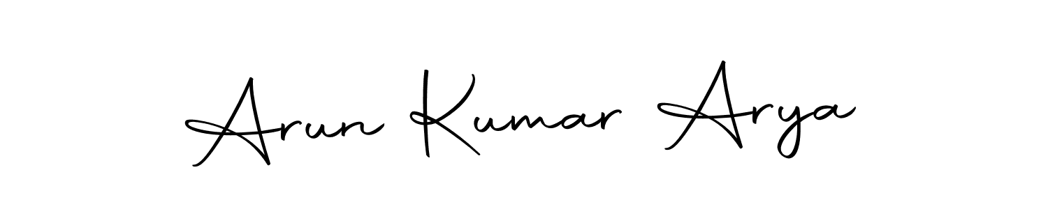 Design your own signature with our free online signature maker. With this signature software, you can create a handwritten (Autography-DOLnW) signature for name Arun Kumar Arya. Arun Kumar Arya signature style 10 images and pictures png