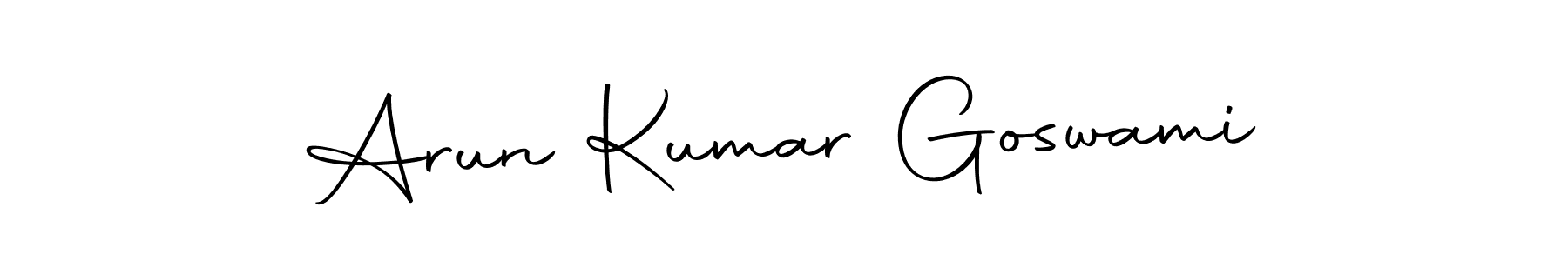 Make a beautiful signature design for name Arun Kumar Goswami. Use this online signature maker to create a handwritten signature for free. Arun Kumar Goswami signature style 10 images and pictures png