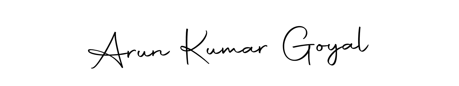 This is the best signature style for the Arun Kumar Goyal name. Also you like these signature font (Autography-DOLnW). Mix name signature. Arun Kumar Goyal signature style 10 images and pictures png