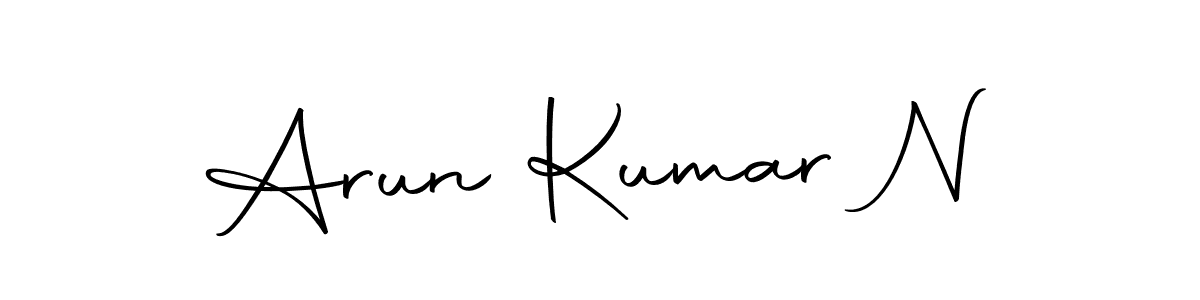 It looks lik you need a new signature style for name Arun Kumar N. Design unique handwritten (Autography-DOLnW) signature with our free signature maker in just a few clicks. Arun Kumar N signature style 10 images and pictures png