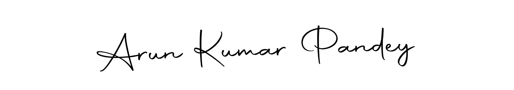 Make a beautiful signature design for name Arun Kumar Pandey. Use this online signature maker to create a handwritten signature for free. Arun Kumar Pandey signature style 10 images and pictures png