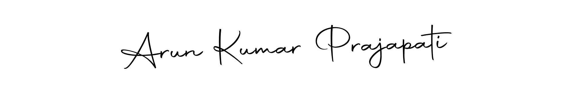 Arun Kumar Prajapati stylish signature style. Best Handwritten Sign (Autography-DOLnW) for my name. Handwritten Signature Collection Ideas for my name Arun Kumar Prajapati. Arun Kumar Prajapati signature style 10 images and pictures png