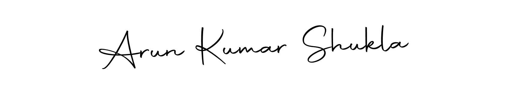 Create a beautiful signature design for name Arun Kumar Shukla. With this signature (Autography-DOLnW) fonts, you can make a handwritten signature for free. Arun Kumar Shukla signature style 10 images and pictures png