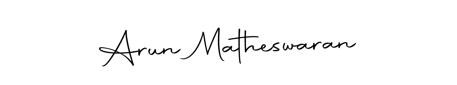 Design your own signature with our free online signature maker. With this signature software, you can create a handwritten (Autography-DOLnW) signature for name Arun Matheswaran. Arun Matheswaran signature style 10 images and pictures png
