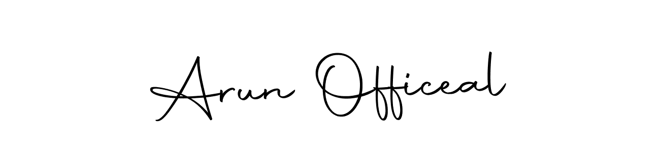Also we have Arun Officeal name is the best signature style. Create professional handwritten signature collection using Autography-DOLnW autograph style. Arun Officeal signature style 10 images and pictures png
