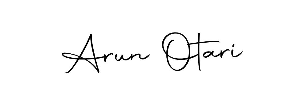 Also we have Arun Otari name is the best signature style. Create professional handwritten signature collection using Autography-DOLnW autograph style. Arun Otari signature style 10 images and pictures png