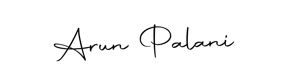 Make a beautiful signature design for name Arun Palani. With this signature (Autography-DOLnW) style, you can create a handwritten signature for free. Arun Palani signature style 10 images and pictures png