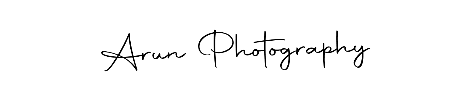 The best way (Autography-DOLnW) to make a short signature is to pick only two or three words in your name. The name Arun Photography include a total of six letters. For converting this name. Arun Photography signature style 10 images and pictures png