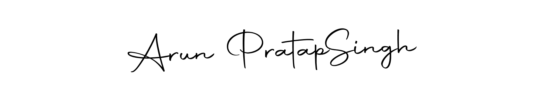 Use a signature maker to create a handwritten signature online. With this signature software, you can design (Autography-DOLnW) your own signature for name Arun Pratap  Singh. Arun Pratap  Singh signature style 10 images and pictures png