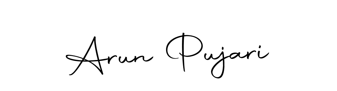 It looks lik you need a new signature style for name Arun Pujari. Design unique handwritten (Autography-DOLnW) signature with our free signature maker in just a few clicks. Arun Pujari signature style 10 images and pictures png