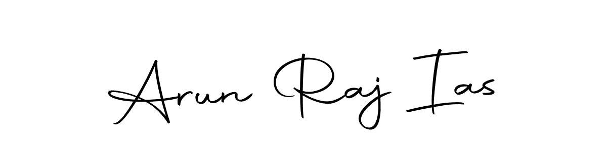 Create a beautiful signature design for name Arun Raj Ias. With this signature (Autography-DOLnW) fonts, you can make a handwritten signature for free. Arun Raj Ias signature style 10 images and pictures png