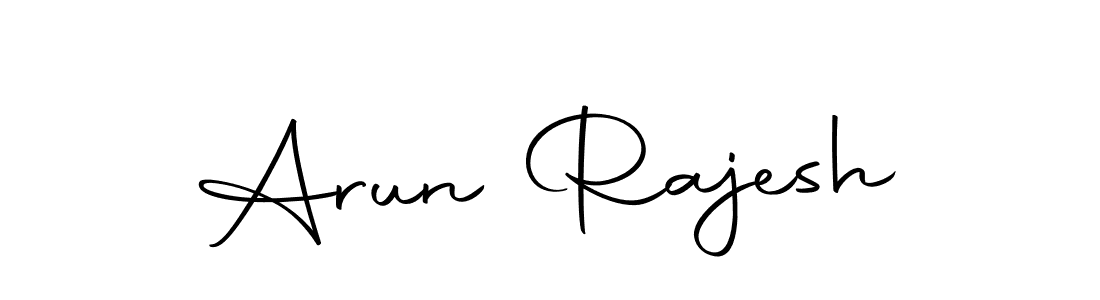 Make a beautiful signature design for name Arun Rajesh. With this signature (Autography-DOLnW) style, you can create a handwritten signature for free. Arun Rajesh signature style 10 images and pictures png