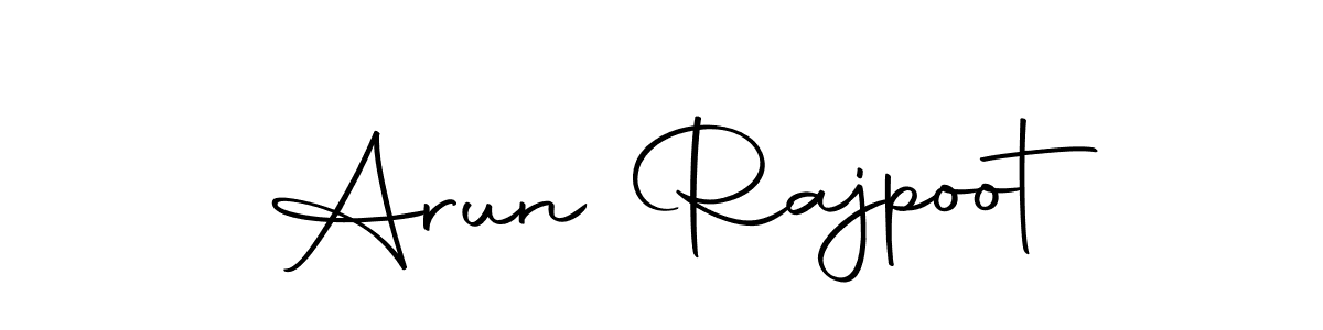 You should practise on your own different ways (Autography-DOLnW) to write your name (Arun Rajpoot) in signature. don't let someone else do it for you. Arun Rajpoot signature style 10 images and pictures png