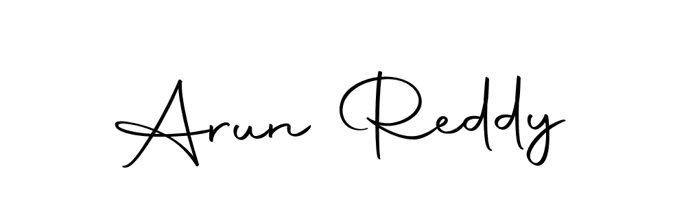 Create a beautiful signature design for name Arun Reddy. With this signature (Autography-DOLnW) fonts, you can make a handwritten signature for free. Arun Reddy signature style 10 images and pictures png