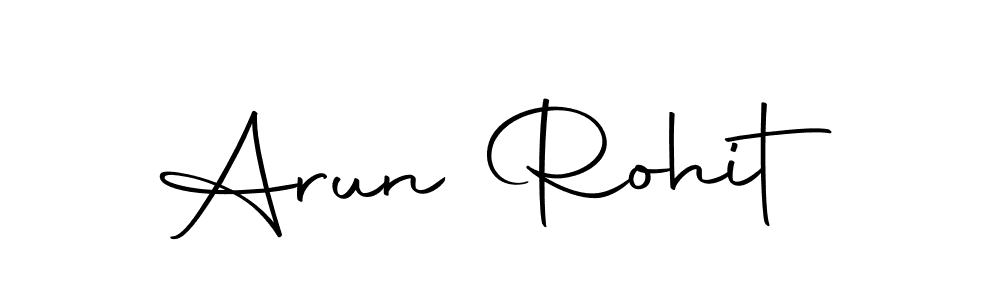 Design your own signature with our free online signature maker. With this signature software, you can create a handwritten (Autography-DOLnW) signature for name Arun Rohit. Arun Rohit signature style 10 images and pictures png