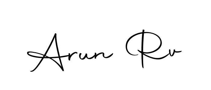 Make a beautiful signature design for name Arun Rv. With this signature (Autography-DOLnW) style, you can create a handwritten signature for free. Arun Rv signature style 10 images and pictures png