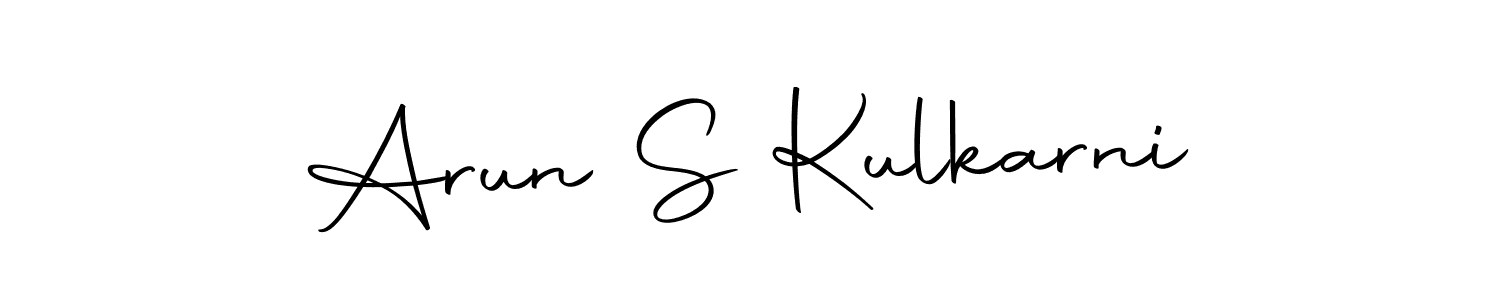 Make a short Arun S Kulkarni signature style. Manage your documents anywhere anytime using Autography-DOLnW. Create and add eSignatures, submit forms, share and send files easily. Arun S Kulkarni signature style 10 images and pictures png