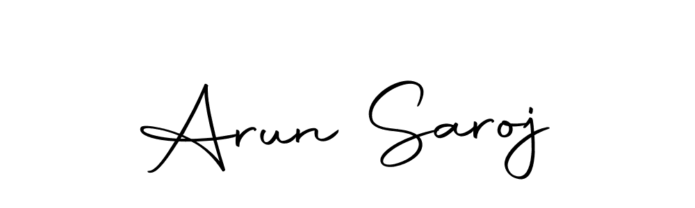 Similarly Autography-DOLnW is the best handwritten signature design. Signature creator online .You can use it as an online autograph creator for name Arun Saroj. Arun Saroj signature style 10 images and pictures png