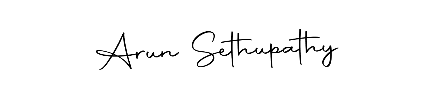 Make a short Arun Sethupathy signature style. Manage your documents anywhere anytime using Autography-DOLnW. Create and add eSignatures, submit forms, share and send files easily. Arun Sethupathy signature style 10 images and pictures png