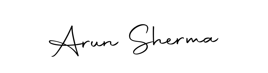 Use a signature maker to create a handwritten signature online. With this signature software, you can design (Autography-DOLnW) your own signature for name Arun Sherma. Arun Sherma signature style 10 images and pictures png