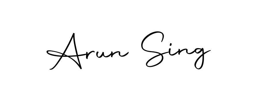 Autography-DOLnW is a professional signature style that is perfect for those who want to add a touch of class to their signature. It is also a great choice for those who want to make their signature more unique. Get Arun Sing name to fancy signature for free. Arun Sing signature style 10 images and pictures png