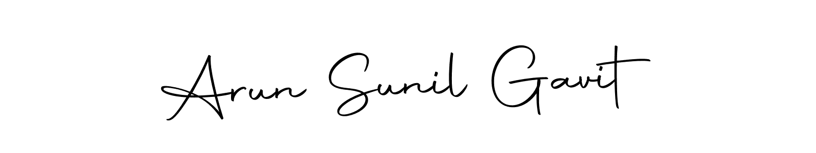 It looks lik you need a new signature style for name Arun Sunil Gavit. Design unique handwritten (Autography-DOLnW) signature with our free signature maker in just a few clicks. Arun Sunil Gavit signature style 10 images and pictures png