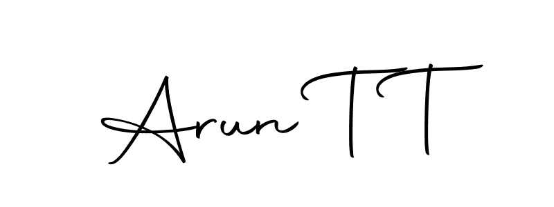 Also we have Arun T T name is the best signature style. Create professional handwritten signature collection using Autography-DOLnW autograph style. Arun T T signature style 10 images and pictures png